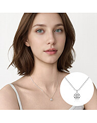 [TANDY] 탠디 실버925 모이사나이트 1캐럿 목걸이 네크리스 TDN616