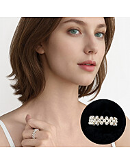 [TANDY] 탠디 실버925 프리사이즈 밴딩 볼륨 구슬 은반지 TDR205