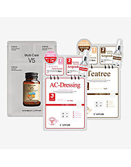 [5+5장] 면세점 동일상품! 레인보우 라파엘 3STEP 멀티케어 (마스크팩+앰플+클렌저)