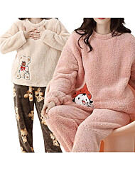 부들부들 극세사 윈터 스위트 수면잠옷세트 4컬러