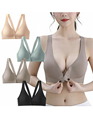 입고 벗기 편한 앞후크 심리스 노와이어 브라