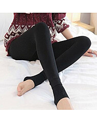 고급 밍크 퍼 레깅스