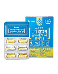 JW중외제약 프리미엄 국대 초임계 알티지 (rTG) 오메가3 [1,022mg x 30캡슐]
