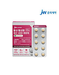 JW중외제약 활성(활성형) 엽산 400 영양제 (200mg x 60정)