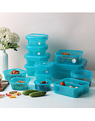 맥스쿡 항균 블루 밀폐용기