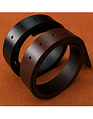 플럼도트 이탈리아통가죽소가죽 벨트끈 폭33mm허리띠