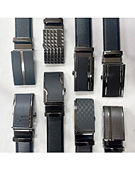 국산 플럼도트 소가죽 자동벨트 분리형벨트 남성벨트