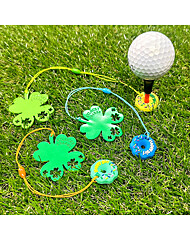 메탈럭키네잎클로버 골프티걸이와 도넛링 골프티선물