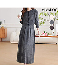 [비바로그] 엔탈 투피스 니트 원피스