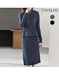 [비바로그] 리드인 니트 투피스형 원피스