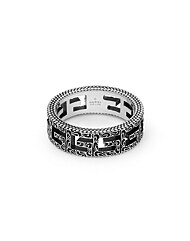 구찌 YBC576993001 (576993 J8400 0811) 큐브 G 스퀘어 6mm 실버 반지