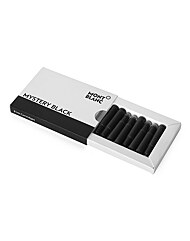 몽블랑 MONTBLANC 128197 미스터리 블랙 8개입 공용 잉크 카트리지