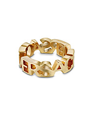 베르사체 1020684 1A00620 3J000 레터링 로고 반지