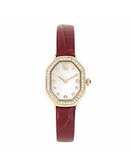 스와로브스키 5730373 Dextera 크리스탈 여성 가죽시계