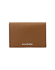 아크네스튜디오 CG0236 CAMEL BROWN (640) 로고 바이폴더 카드지갑
