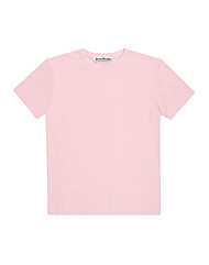 아크네스튜디오 CL0309 BLOSSOM PINK (AQ8) 페이스 로고 패치 공용 반팔티