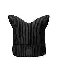 아크네스튜디오 C40426 BLACK (900) 페이스 로고 패치 스퀘어 비니