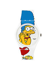 스와치 SO28Z116 THE SIMPSONS BEST. MOM. EVER. 공용 우레탄시계