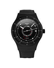 스와치 SUTB400 SISTEM BLACK 공용 오토매틱 가죽시계