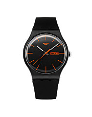 스와치 SUOB704 DARK REBEL 공용 우레탄시계