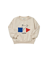 보보쇼즈 BOBO CHOSES 223AC036 200 바이클 프린트 주니어 맨투맨