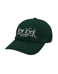 스포티앤리치 AC040606034GR10 FOREST 코튼 NY 94 로고 자수 볼캡 모자