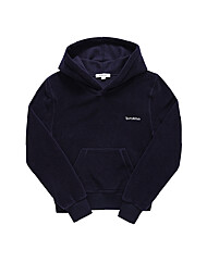 스포티앤리치 HO741NA NAVY/WHITE 셰리프 로고 폴라 여성 후드티