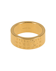 메종마르지엘라 SM6UQ0057 P6469 950 MM6 인그레이빙 넘버링 로고 8mm 반지