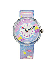 플릭플락 FLIK FLAK FBNP213 GAMELAND CUDDLY UNICORN 키즈 나토시계