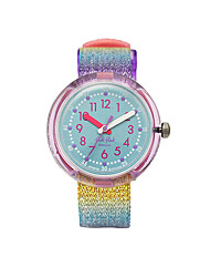 플릭플락 FLIK FLAK FPNP128 SHINE BRIGHT SHINE IN RAINBOW 키즈 나토시계