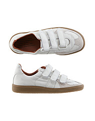 리프로덕션오브파운드 1703LD WHITE GERMAN MILITARY VELCRO TRAINER 독일군 트레이너 루프 패스너 공용 스