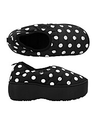 스부 SUBU VAMP PLATFORM DOTS (SV-14) 뱀프 플랫폼 F-라인 도트 기모 패딩 슬리퍼