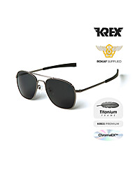 KREX 조종사 선글라스 공군 개선형 크로마EX 고선명 렌즈 프리미엄 티타늄 프레임 made in korea KREX-NP1