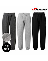 슈나이더 남성 밴딩 기모 조거 팬츠 3종세트