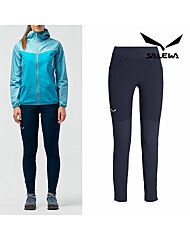 살레와 여성 아그너 DST 듀라스트레치 포켓 타이즈 네이비블레이저