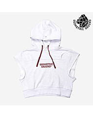 지오메트릭 그라운드 여성 슬릿 후드 스