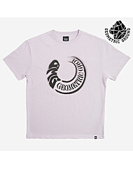 지오메트릭 그라운드 남성 지오메트릭 그래픽 반팔 티셔츠 퍼플