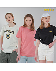 [미시간] 여성 캐주얼 반팔 티셔츠 3종 택1