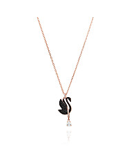 스와로브스키 목걸이 5678045 Iconic Swan 스완 블랙 여성목걸이 여자목걸이 당일발송