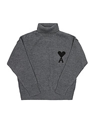 아미 니트 UKS839 018 0504 아미 드 꾀흐 빅 하트 로고 인타르시아 남성니트 여성니트 당일발송