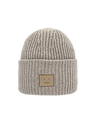 아크네스튜디오 비니 C40424 GREIGE MELANGE 페이스 로고 패치 비니 당일발송