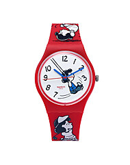 스와치 시계 SO28Z106 SWATCH X PEANUTS 스누피 공용 우레탄시계 당일발송
