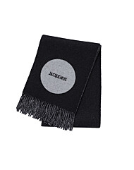 자크뮈스 머플러 ACU00579AOT4044 090 레샤프 자카드 로고 프린지 머플러 당일발송