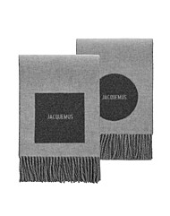 자크뮈스 머플러 ACU00579AOT4044 915 레샤프 론드 까레 자카드 로고 프린지 머플러 당일발송