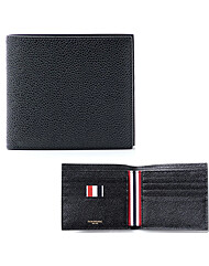 톰브라운 지갑 MAW023A 00198 001 RWB 탭 페블그레인 반지갑 블랙 남성반지갑 남자반지갑 당일발송