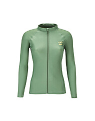 빌라봉 여성 그린 릴렉스 집업 래쉬가드 (WE21RZ217-GLB)