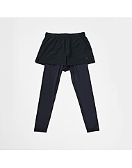 [록시키즈] 주니어 투게더 서핑 걸 레이어드 워터 레깅스 (TF21RK093-BLK)