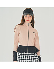 프릴 쿠션집업 배색