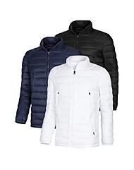 남자 다운라이크 지퍼 경량 패딩 WS-JUW-PD15