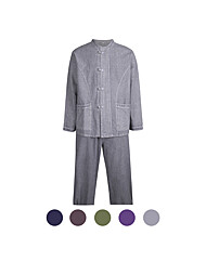 천연염색 자수 한복 상하의 세트 5컬러 SS-HBA-M5